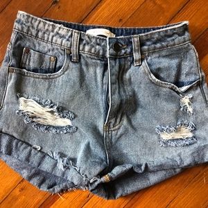 Mustard Seed Denim shorts size Small